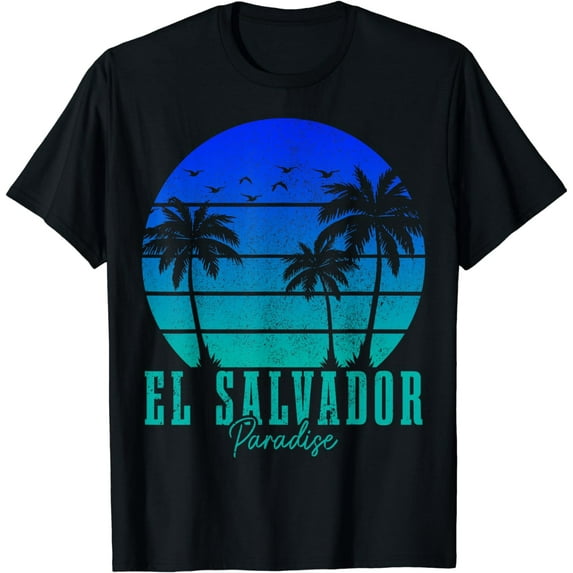 El Salvador Vintage Surfer Salvadorian Beach Souvenir T-Shirt