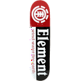 thumbnail image 1 of El Section Deck-8.0 Blk/Wht/Red, 1 of 1