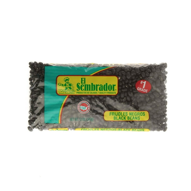 El Sembrador Dry Black Beans, 12 oz Walmart Business Supplies