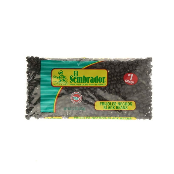El Sembrador Dry Black Beans, 12 oz