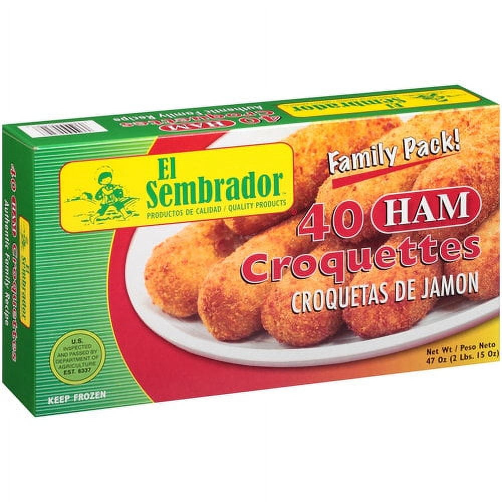 El Sembrador Ham Croquettes, 40 Ct, 47 oz