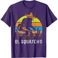 thumbnail image 1 of El Squatcho Shirt Bigfoot Sasquatch Unisex T-Shirt for Men Women Kids Toddler,Purple Color,Size YXS, 1 of 5