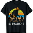 thumbnail image 1 of El Squatcho Shirt Bigfoot T Shirt Sasquatch T-Shirt men and women can wear, black, white, gifts, 1 of 4