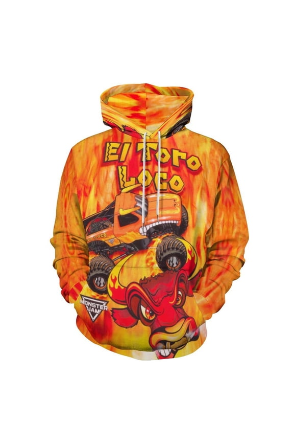 El Toro Loco Trucks Pullover Hoodie Casual Hooded Long Sleeves Sweatshirts Women Men