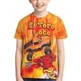 thumbnail image 1 of El Toro Loco Trucks Teen T-shirt Shirts Youth Short Sleeve Graphic Tees, 1 of 9