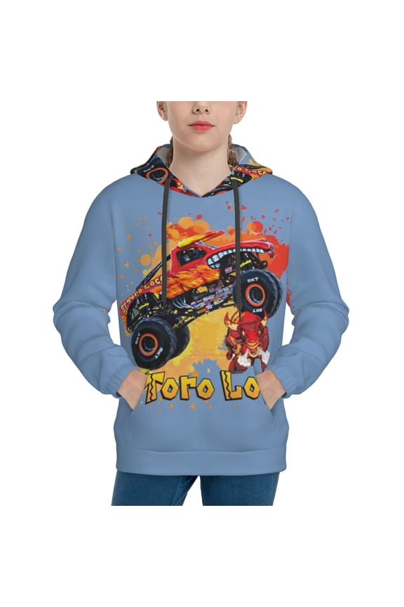 El Toro Loco Trucks Youth Pullover Hooded Graphic Sweatshirts Long Sleeve Casual Hoodies Teen