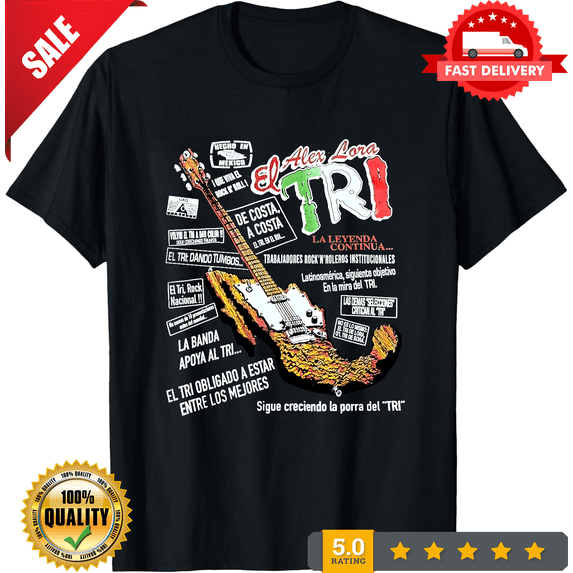 El Tri Band Cotton Full Size Unisex S-5XL Black T-Shirt, LIMITED EDITION-TH68654
