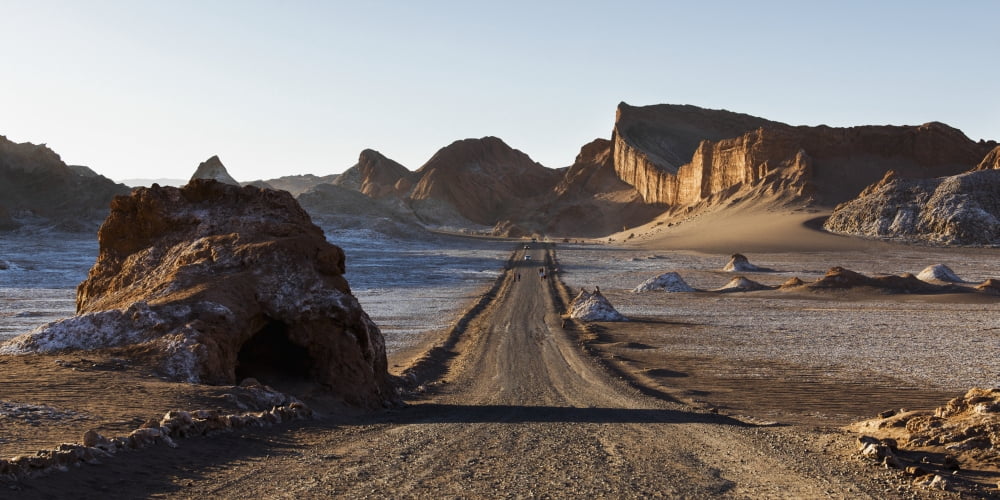 El Valle de la Luna (Valley of the Moon) San Pedro de Atacama Antofagasta Region Chile Canvas Art - Keith Levit Design Pics (22 x 11)