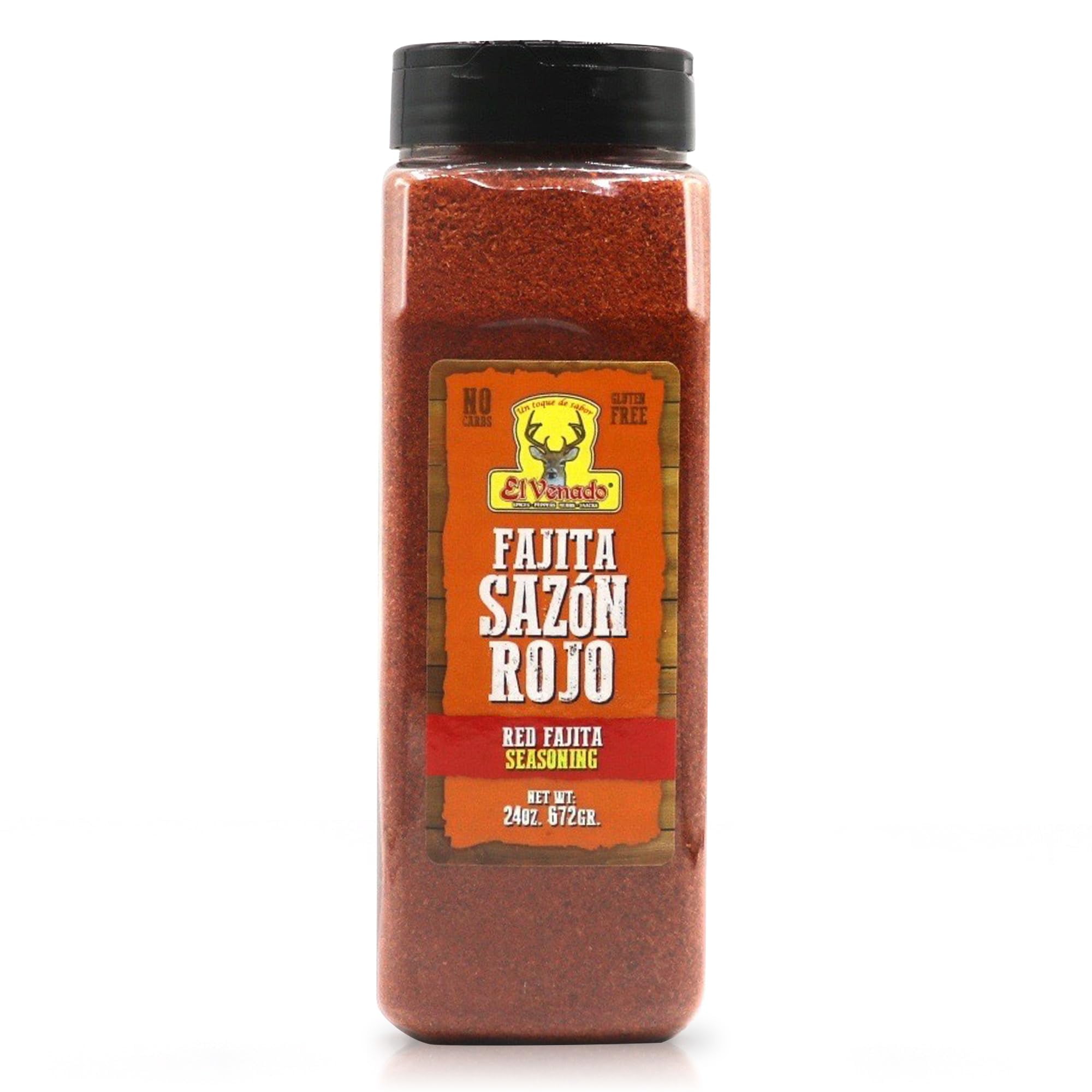 El Venado Fajita Sazon Rojo 24oz - Irresistibly Bold and Flavorful Fajitas Seasoning Mix for Grilling, Searing, and Sautéing - Elevate your Gastronomic Creations - (Pack of 1) H1