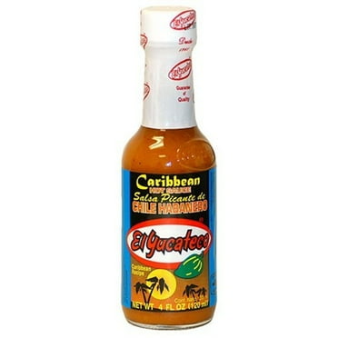 El Yucateco Caribbean Style Sauce 4 oz (Pack of 4)
