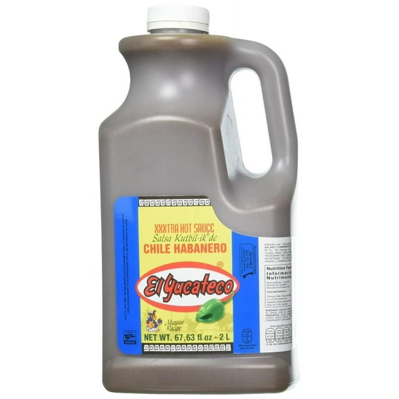 El Yucateco Chile Habanero XXXtra Hot Sauce 2L, Half-Gallon