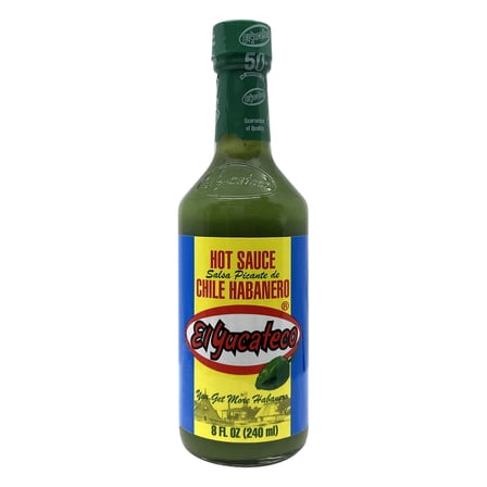 El Yucateco Chile Habanero Hot Sauce, 8.0 FL OZ