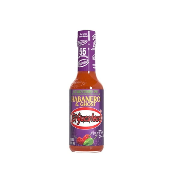 El Yucateco Habanero and Ghost Hot Sauce 6 Pack 4 oz