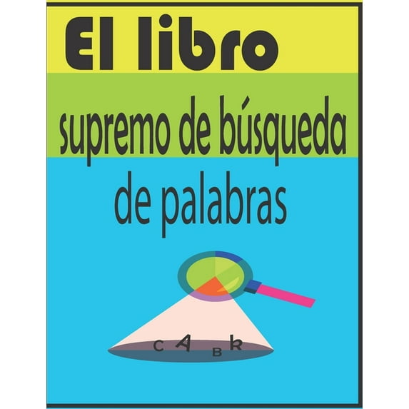 El libro supremo de búsqueda de palabras : Edición en letra grande, Libros para niñas y niños, puzzles infantiles 3 años (Paperback)
