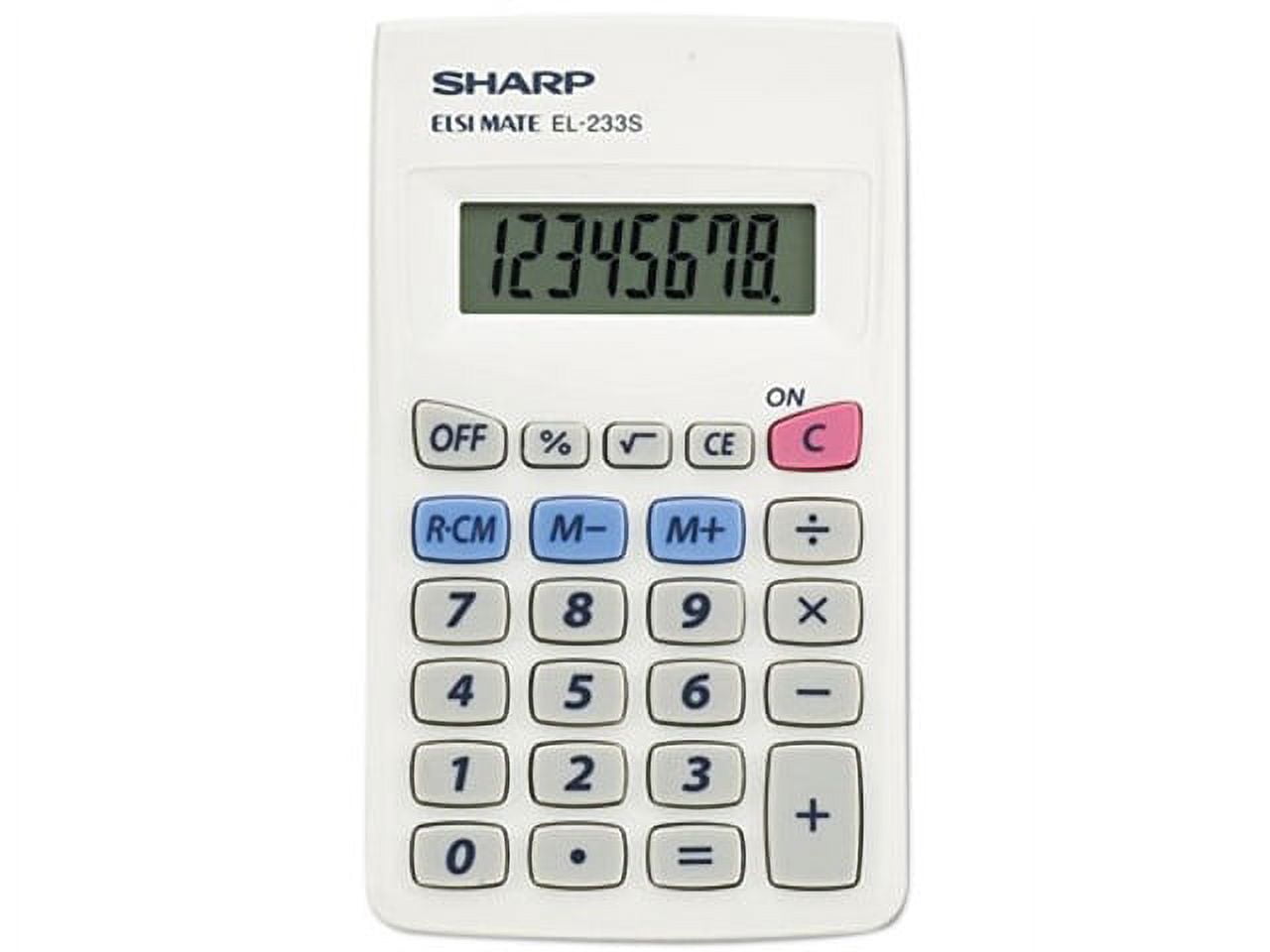 El233sb Pocket Calculator, 8-Digit Lcd | Bundle of 5 Each