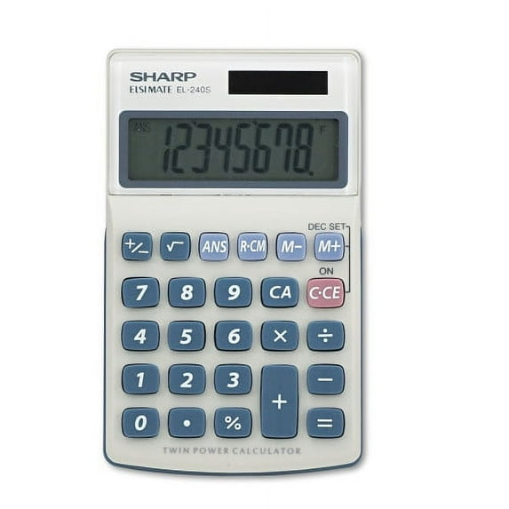 "El240sb Handheld Business Calculator, 8-Digit Lcd | Bundle of 2 Each"