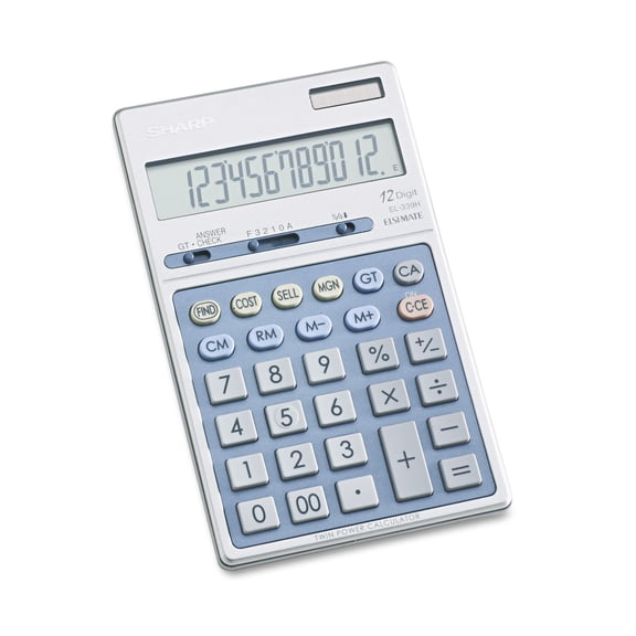 "El339hb Executive Portable Desktop/handheld Calculator, 12-Digit Lcd | Bundle of 5 Each"