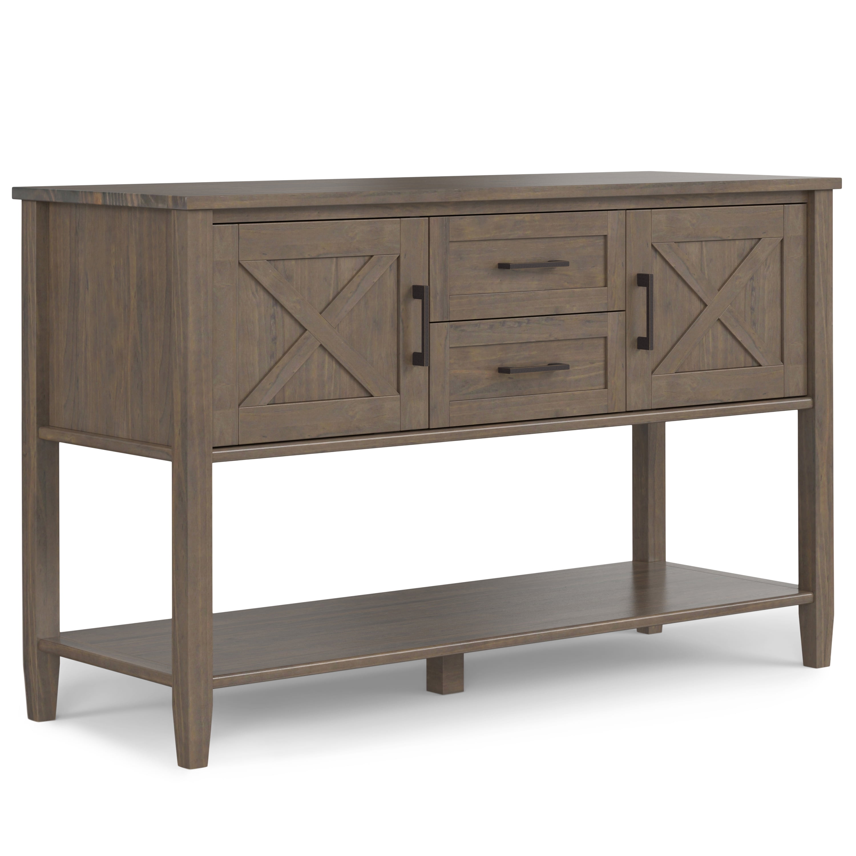 Simpli Home Ela SOLID WOOD 48 inch Wide Transitional Console Table in ...