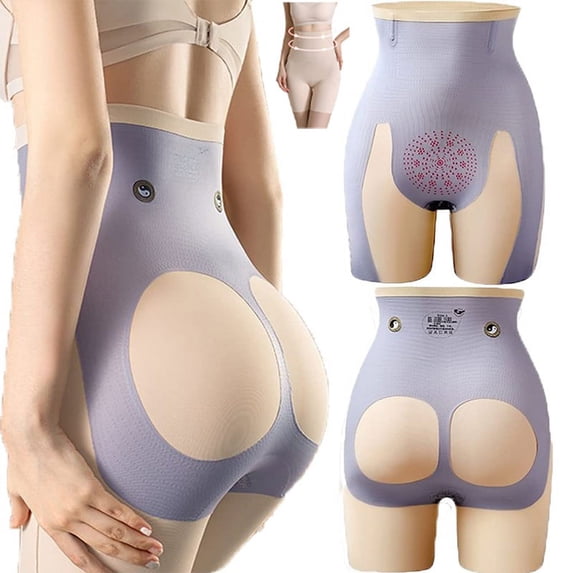 ElaShape - High Waisted Tummy Control Pants,Fiber Restoration Shaper, Seamless High Waisted Tummy Control Body Shaper