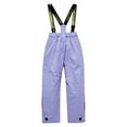 thumbnail image 1 of Elabch Kids Ski Bib Boys Girls Snow Bib Ski Pant Windproof Outdoor Overalls Winter Jumpsuit Waterproof Snowsuit Snowboard Ski Snow Pants, Size 3-12Y, 1 of 2