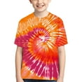 thumbnail image 1 of Elabch Kids T Shirt Teen Boys Short Sleeve Tshirt Fashion Digital Tie Dye Printing Tee Summer Crewneck Cotton Tops Size 4Y-16Y, 1 of 4
