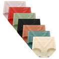 thumbnail image 1 of Elabch Womens Cotton Underwear Womens Panties High Waisted Briefs Soft Stretch Full Coverage Panties for Women L-XXL, 1 of 7
