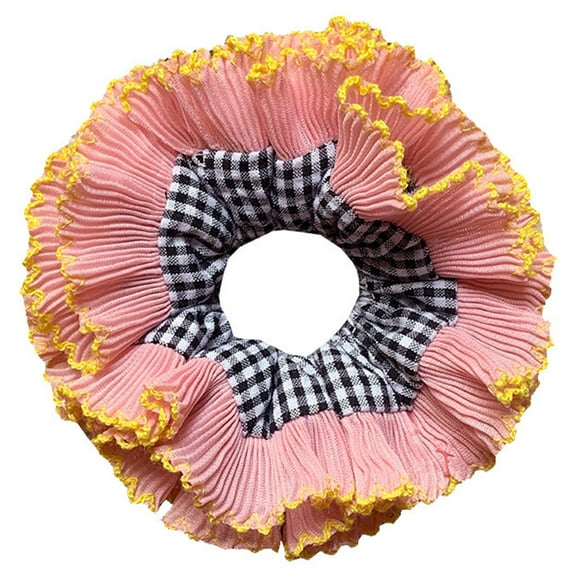Elaborate Ruffled Hair Tie for Women Hair Rings Lovely Scrunchies Multi Layer Hair Rope Hair Tie Flouncing