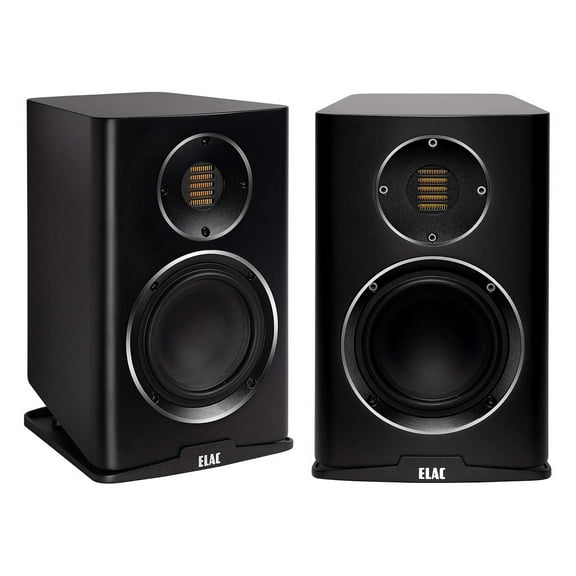 ELAC BS243.4 Carina 5.25 Inch Bookshelf Speakers - Pair (Satin Black)