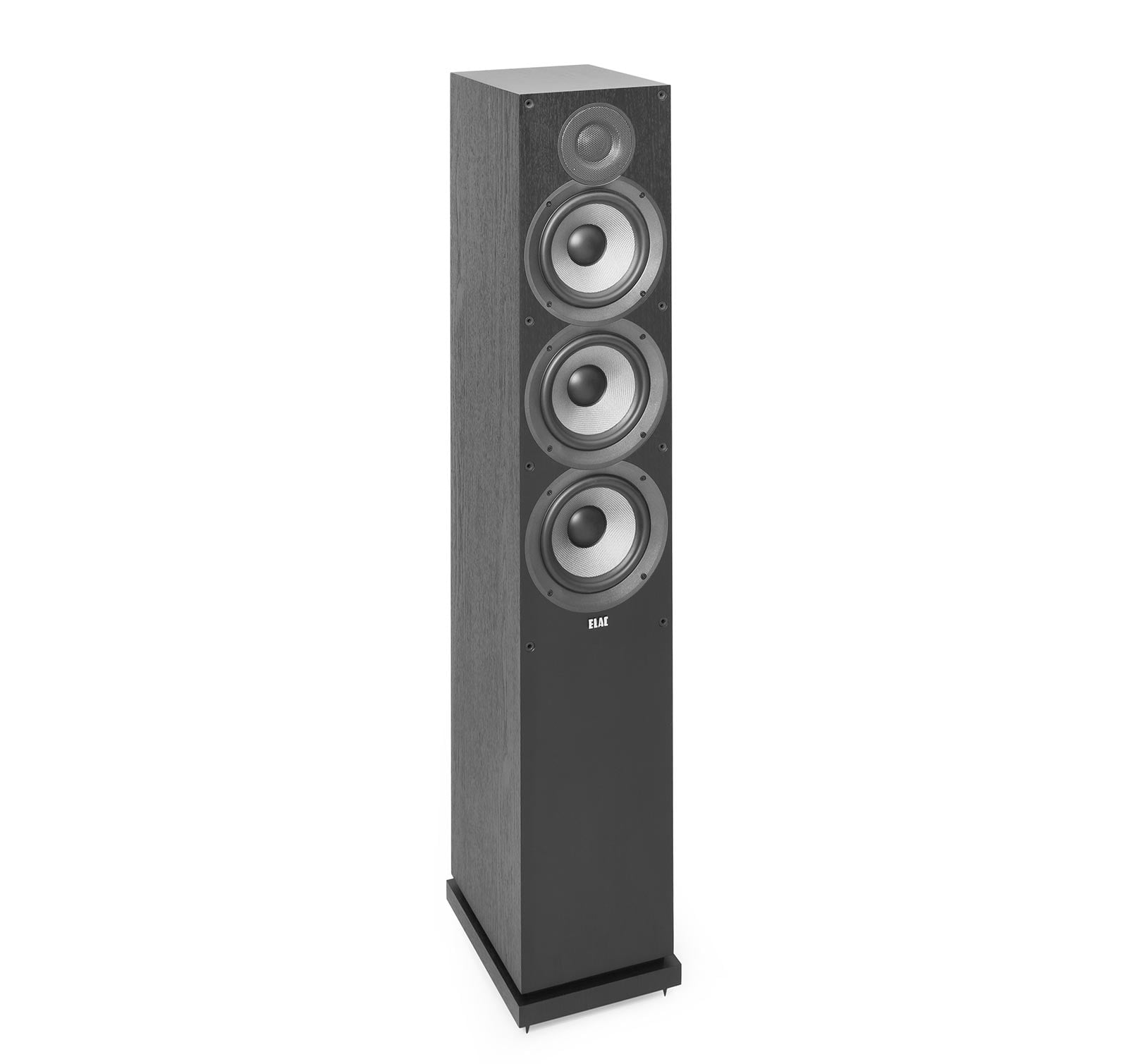 Open Box Elac Debut 2.0 F6.2 (Each) Black Tower Speaker Box Damage