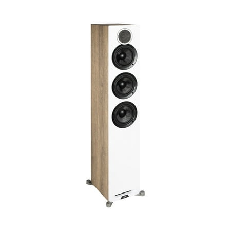 ELAC - Debut Reference Floorstanding Speaker - White/Oak