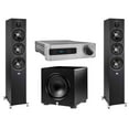 thumbnail image 1 of Elac - Two DF63-BK - Debut 3.0 6.5" Floor Speaker - Black, Elac DS-A101-G - Discovery Amplifier with Wi-Fi - Grey and Elac PS250-BK - Varro Premium 10" 250 Watt Powered Subwoofer with Auto-EQ, 1 of 10