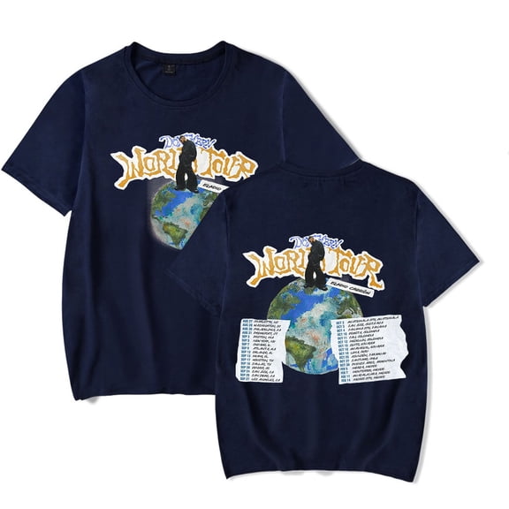 Eladio Carrion DON KBRN World Tour T-Shirts Merch Women Clothes Trend Casual Short Sleeve Top