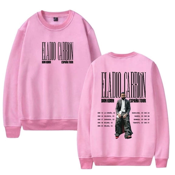 Eladio Carrion Don Kbrn Tour 2026 Sweatshirt Women Men Casual Crewneck Long Sleeve Pullover Clothes