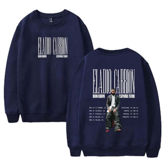 Eladio Carrion Don Kbrn Tour 2026 Sweatshirt Women Men Casual Crewneck Long Sleeve Pullover Clothes