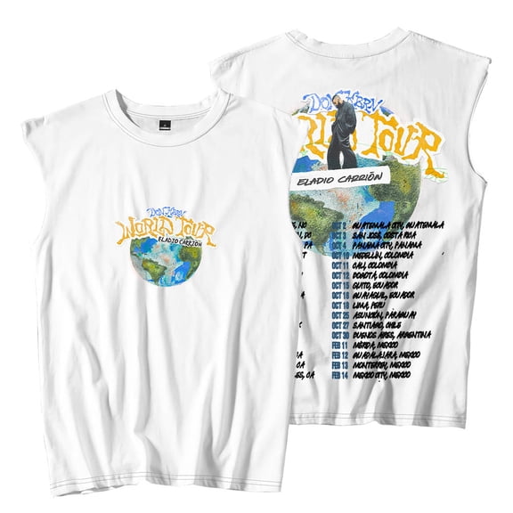 Eladio Carrion Don Kbrn Tour Merch Sleeveless T-Shirts Summer Unisex Fashion Tank Tops Tee