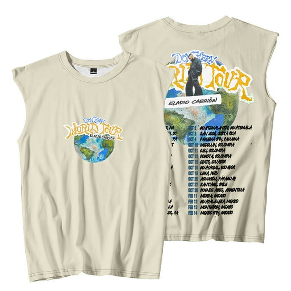 Eladio Carrion Don Kbrn Tour Merch Sleeveless T-Shirts Summer Unisex Fashion Tank Tops Tee