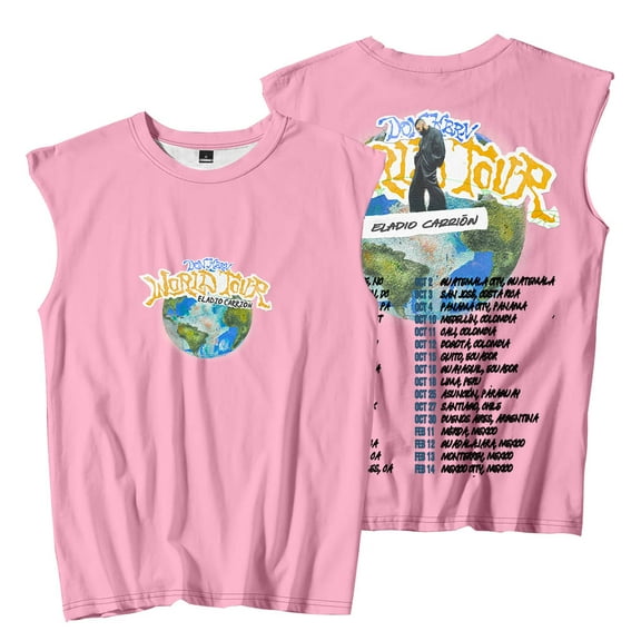 Eladio Carrion Don Kbrn Tour Merch Sleeveless T-Shirts Summer Unisex Fashion Tank Tops Tee