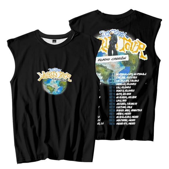 Eladio Carrion Don Kbrn Tour Merch Sleeveless T-Shirts Summer Unisex Fashion Tank Tops Tee