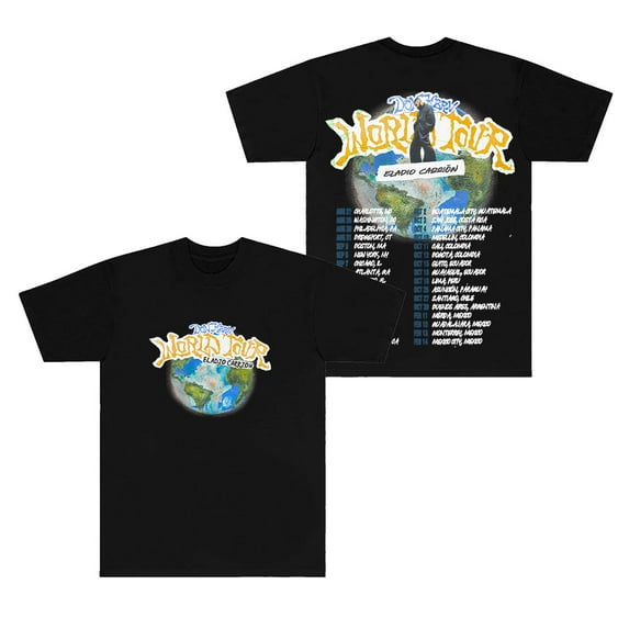 Eladio Carrion Don Kbrn Tour Merch T-Shirts Cosplay Unisex HipHop Streetwear Short Sleeve Tee