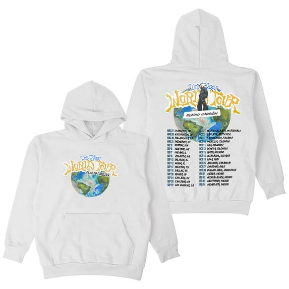 Eladio Carrion Don Kbrn World Tour 2025 Hoodie Long Sleeve Streetwear Women Men Hooded Sweatshirt