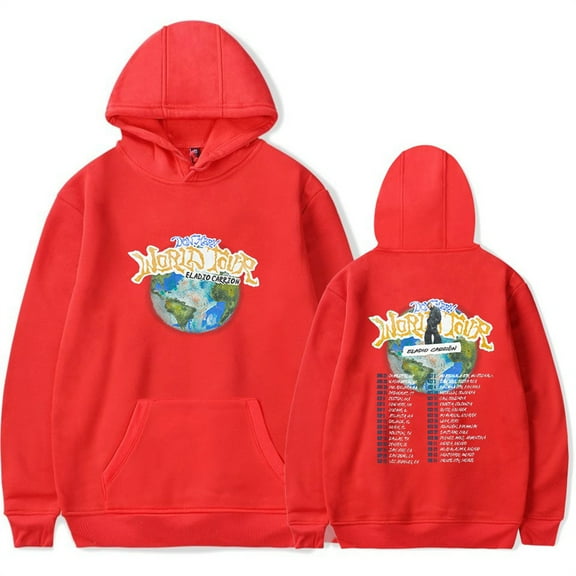 Eladio Carrion Don Kbrn World Tour 2025 Hoodies Fashion Sweatshirts Hip Hop Pullovers