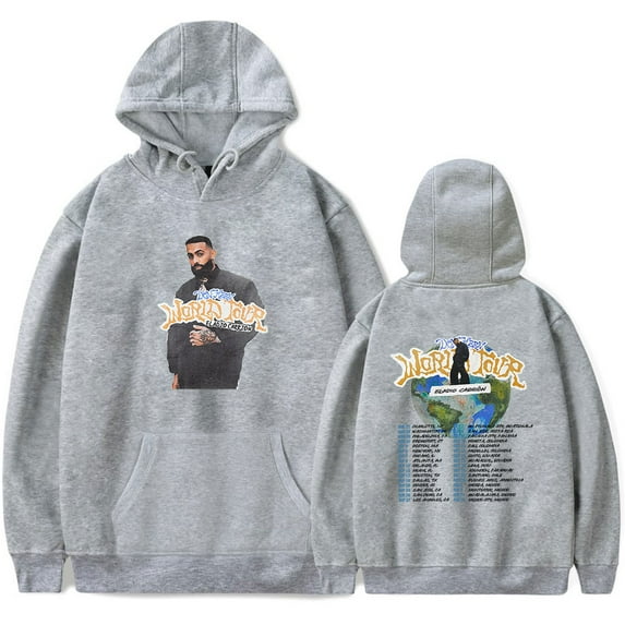 Eladio Carrion Don Kbrn World Tour 2025 Hoodies Women Men Casual Long Sleeve Sweatshirt Fashion Clothes