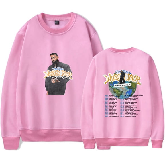 Eladio Carrion Don Kbrn World Tour 2025 Sweatshirt Women Men Casual Crewneck Long Sleeve Pullover Clothes
