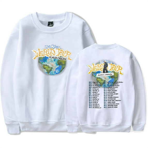 Eladio Carrion Don Kbrn World Tour 2025 Sweatshirts Unisex Crewneck Hip Hop Clothes