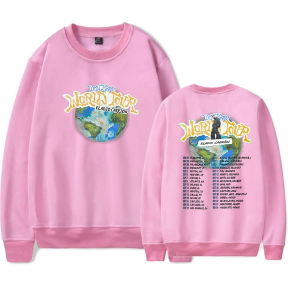 Eladio Carrion Don Kbrn World Tour 2025 Sweatshirts Unisex Crewneck Hip Hop Clothes