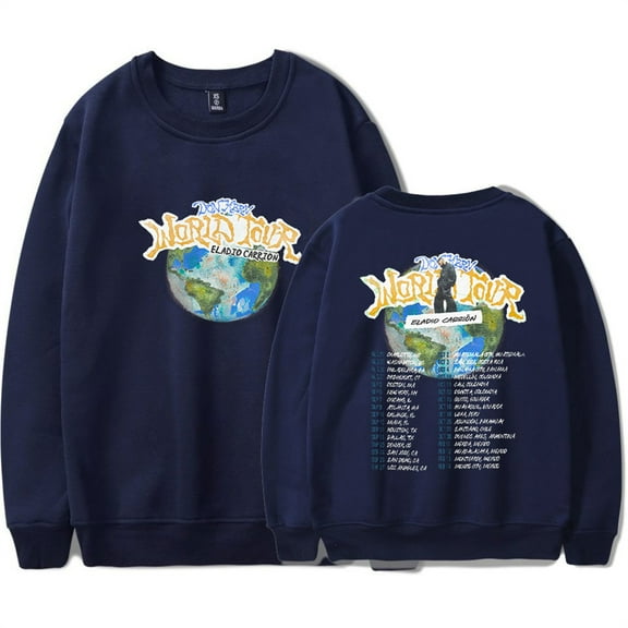 Eladio Carrion Don Kbrn World Tour 2025 Sweatshirts Unisex Crewneck Hip Hop Clothes