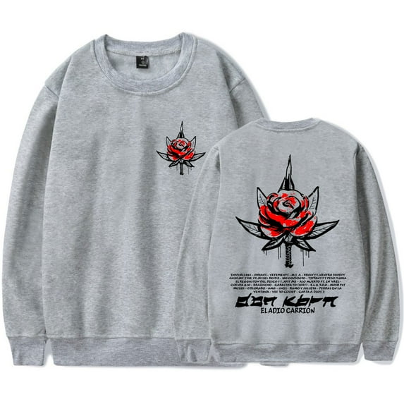 Eladio Carrion Don Kbrn World Tour sweatshirt crewneck long sleeve sweatshirt men/women rapper hip hop pullover