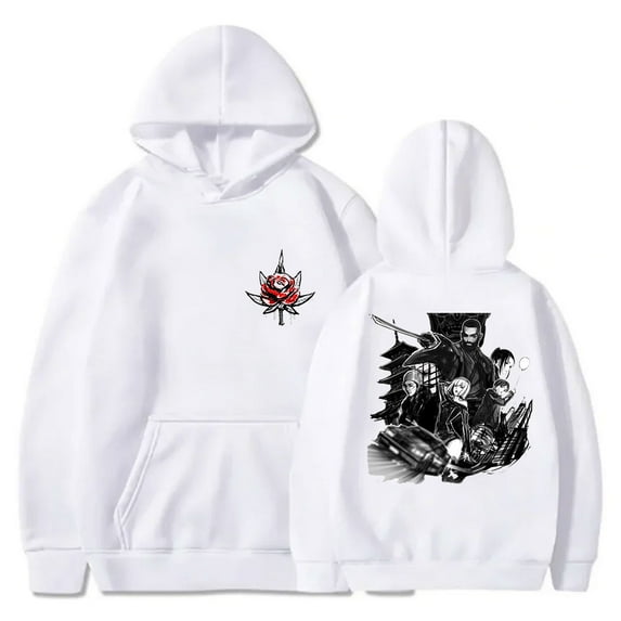 Eladio Carrion Rose Album Hoodies Long Sleeve Streetwear Cosplay Unisex HipHop Hooded Sweatshirts