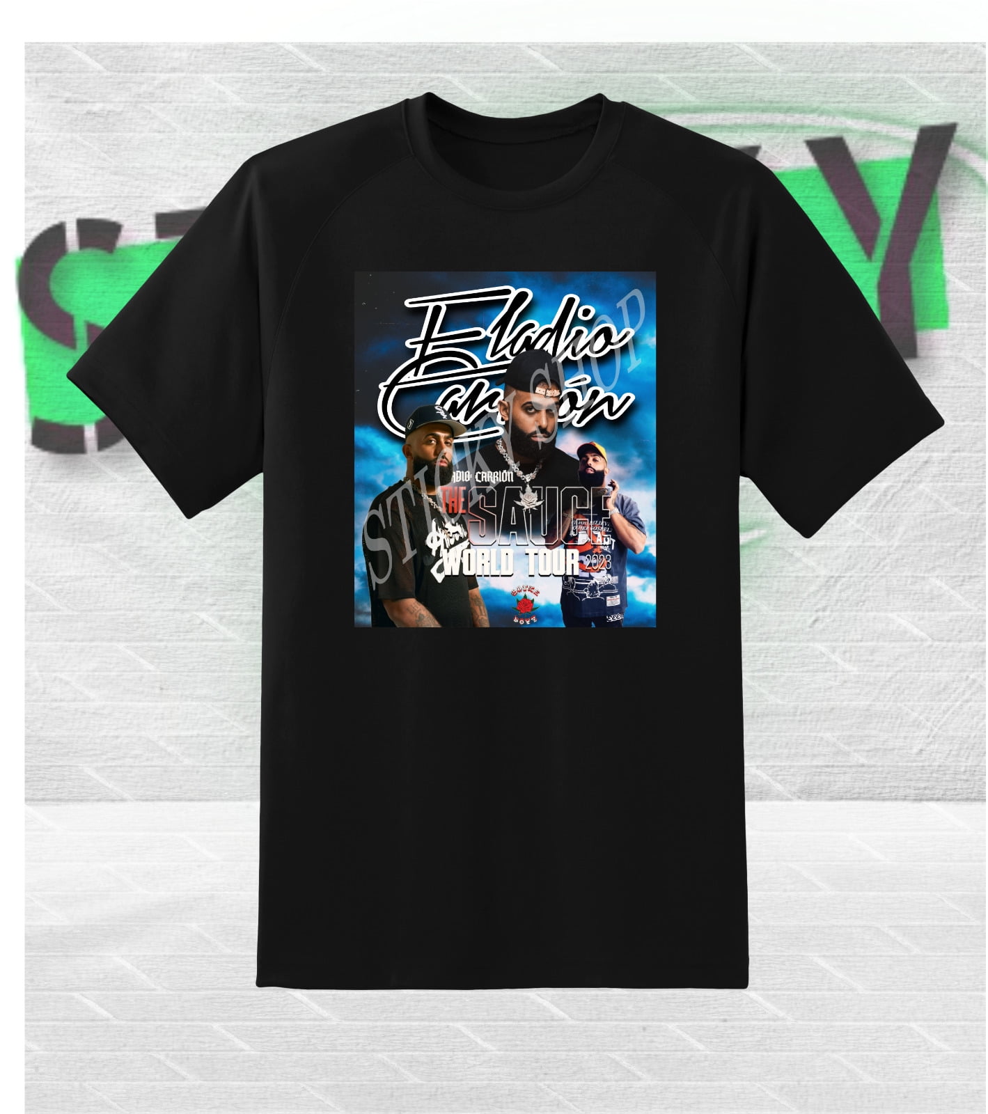 Eladio Carrion Sauce Boyz Fest World Tour Adult Unisex TShirt XS2XL