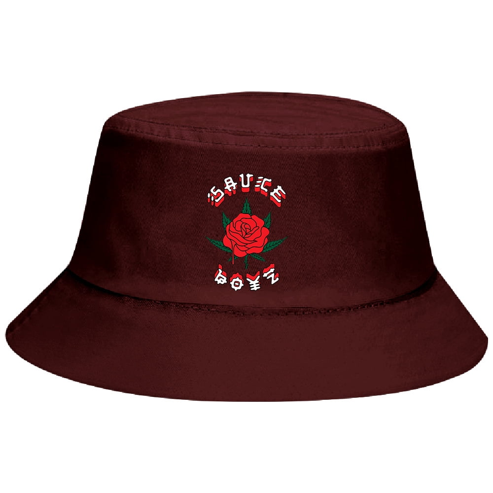 Eladio Carrion Sauce Boyz Merch Rose Bucket Hat Women Men Fisherman Hat